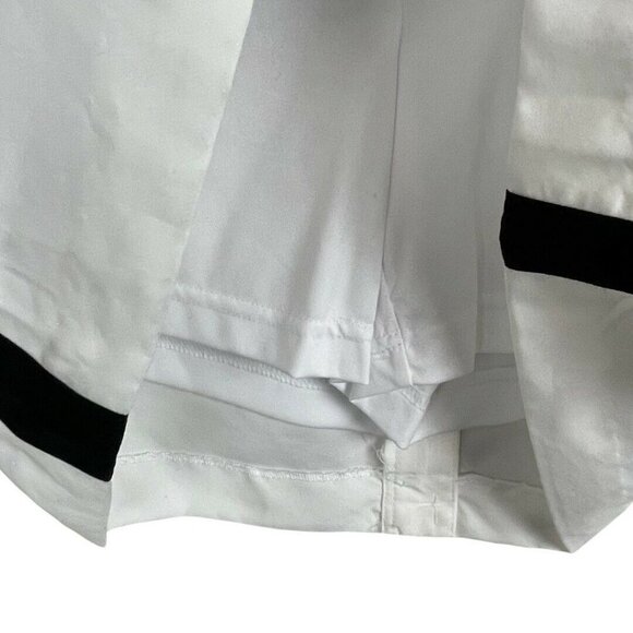 Izod Performx Stretch White Black Trim Skort Skirt Size 14 - Picture 3 of 11